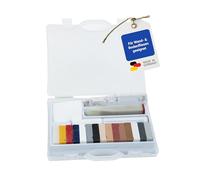 Karl Dahm Kit de Réparation Carrelage Professionnel, Répare Éclats, Fissures et Trous, Résultat Invisible, Hartwachs Renforcé, Résistant à la Chaleur, Idéal Salle de Bain et Cuisine, Facile à Utiliser