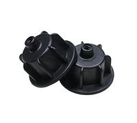 Karl Dahm Système de Nivellement de Carreaux Levelmac Kit Base Joints de 3-12 mm : 50 Cadrans de Serrage Noirs pour Carreaux de 3-12 mm d'Épaisseur I Aide Pro Pose Carrelage - 12804