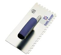 Karl Dahm Truelle Dentée 15mm Softgrip Inoxydable Truelle à Carrelage Denture 15mm Poignée Souple Ergonomique Outil Carreaux Pro - 10643
