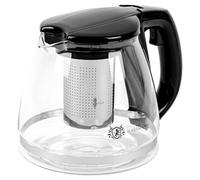 KARL HAUSMANN Théière en Verre avec Infuseur, 1.1 Litre | Theiere Verre Borosilicate, infuseur amovible en inox 304, pour thé en vrac, tisanes et café par infusion, 0-100 °C