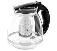 KARL HAUSMANN Théière en Verre avec Infuseur, 1.5 Litre | Theiere Verre Borosilicate, infuseur amovible en inox 304, pour thé en vrac, tisanes et café par infusion, 0-100 °C