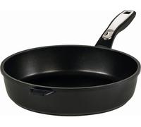 Karl Krüger 21624D Poêle en fonte d'aluminium Delta - Poêle à frire avec revêtement anti-adhésif de haute qualité et poignée ergonomique en plastique. profonde, 24 cm