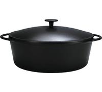 KARL KRÜGER Gänsebräter Rustika 7,5 l Ø34 cm schwarz matt 120583 4006776061760