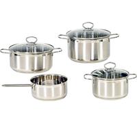 KARL KRÜGER Set de casseroles Manhattan acier inoxydable 4 pièces
