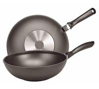 Karl Krüger WL Poêle à wok en fonte d'aluminium Leipzig - Poêle avec vitrification antiadhésive de haute qualité - 30 cm