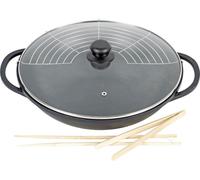 Wok SC011 36Cm Aluguß "Leipzig" Wok Poêle Asiatique Asia Pot Alu-Guss Neuf