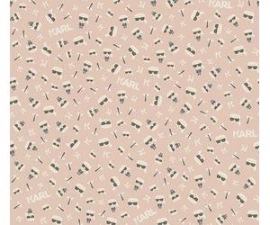 Karl Lagerfeld Wallpaper papier peint du créateur Ikonik papier peint de luxe intissé beige noir blanc 10,05 m x 0,53 m