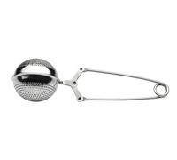 Karl Weis Infuseur à thé perforé en acier inoxydable Ø 5 cm avec mécanisme à ressort Argenté Filtre à thé pour 1 à 2 tasses pour thé en vrac