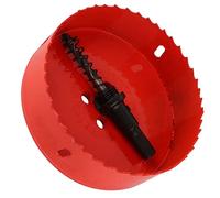 Karlak HSS Trépan Scie Cloche 110mm pour Tuyau en Fer | Conception robuste, empêche la fissuration des bords, convient au perçage rapide, fonctionne bien dans les espaces restreints