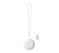 Karlak Item Finder Smart Tracker pour Clés Key Finder BT Tracker Double Système Compatible Ultra Fin Léger IP66 étanche à la Pluie Batterie de 365 Jours avec Lanière pour Portefeu (Blanche)