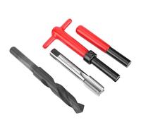 Karlak M16x1.5 Filetage Réparation Kit Acier Inoxydable Durable | Conversion métrique-impériale, insert fileté de haute précision, comprend des accessoires d\'outils, adapté aux pièces