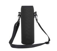 Karlak Sac Porte-manchon pour Bouteille D'eau Thermique, avec Sangle et Protection Anti-brûlure pour les Activités de Plein Air, Néoprène Souple (Noire)