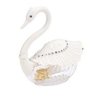 Karlak Sucrier Cygne élégant, Récipient D'assaisonnement Décoratif avec Cuillère pour Table à Manger