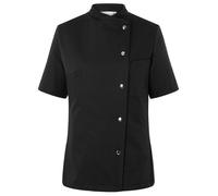 Karlowsky - Veste de cuisine « Greta » pour femmes LT5786 (53,97 cm) (noir)