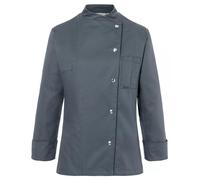 Karlowsky - Veste de cuisine « Larissa » pour femmes LT5769 (53,97 cm) (anthracite)