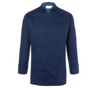 Karlowsky - Veste de cuisine « Noah » pour hommes/femmes Unisexe LT5884 (36 pouces) (bleu marine)