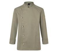 Karlowsky - Veste de cuisine pour hommes/femmes unisexe, couture style jean LT6173 (70 cm) (vert mousse clair)