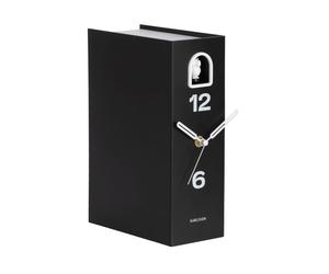 Karlsson Book Owl Horloges de table KA6163BK - Unisex - Plastique