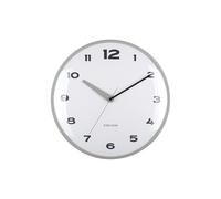 Karlsson Horloge murale Brisk Dome en fer pour salon Gris foncé Ø 40 cm