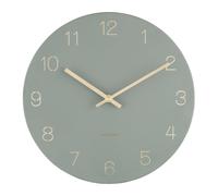 Karlsson Charm Engraved Numbers S Horloge Murale KA5788GR - Unisex - 30 cm - Quartz