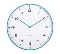 Karlsson Circus Rings Horloge Murale KA6011BL - Unisex - 40 cm - Analogique - Quartz