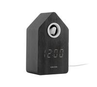 Karlsson Réveil coucou 'Alarm' LED - Noir (KA6061BK)