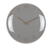 Karlsson Fuerte Dome Horloge Murale KA6084GY - Unisex - 31 cm - Quartz