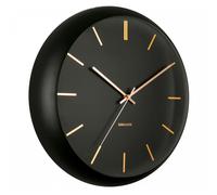 Karlsson Globe Black Horloge Murale KA5840BK - Unisex - 40 cm - Quartz