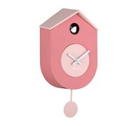 Karlsson Horloge murale Grato Coucou KA6026PI - Quartz - Rose 17,5x33,2x9,2 cm
