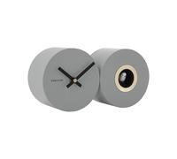 Horloge murale Karlsson Duo Cuckoo Gris 26x13x7,2 cm