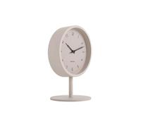 Karlsson Horloge de Table Stark - Gris - Ø15cm | Autour de - Modern - Fer - Horloge de table - Horloge décorative - Décoration pour Chambre et Salon