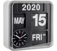 Karlsson Mini Flip Horloge Murale KA5364SI - Unisex - Quartz