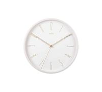 Karlsson Horloge Murale Belle Numbers Métal Blanc