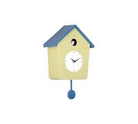 Karlsson Horloge Murale Cuckoo Light - Thé Vert - 23x10.5x26.4cm | Rectangle - skandinavisch - Polystyrène - Horloge Murale - Décoration murale pour Chambre d'enfant et Salon