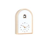 Karlsson Horloge Murale Curva Cuckoo - Marron Clair - 6.4x16.8x24.8cm | Divers - Modern - Bois - Horloge Murale - Décoration murale pour Chambre d'enfant et Salon