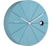 Karlsson Horloge Murale Destacado Cuckoo - Bleu - 28x28x28cm | Autour de - Modern - Plastique - Horloge Murale - Décoration murale pour Chambre d'enfant et Salon