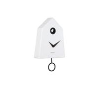 Karlsson Horloge Murale Grafico Cuckoo - Blanc - 7.4x21.5x35.5cm | Divers - Modern - Plastique - Horloge Murale - Décoration murale pour Chambre d'enfant et Salon