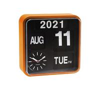 Karlsson Horloge Mini Flip KA5364OR Orange, cadran noir 24,5×24,5×10 cm