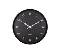 Karlsson - Horloge murale - Modèle Stark - Noir - Diamètre 40 cm