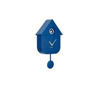 Karlsson Horloge murale moderne Cuckoo - Bleu - 8,5 x 21,5 x 41 cm - Rectangulaire - Plastique - Horloge murale moderne pour salon - Horloge à coucou