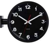 Karlsson - Horloge murale New Classic double face - Noir