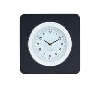 Karlsson Horloge Murale New Vintage - Noir Mat - 4.4x22x22cm | Carré - skandinavisch - Polystyrène - Horloge Murale - Décoration murale pour Chambre d'enfant et Salon