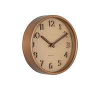 Karlsson - Horloge murale Pure Wood Grain Small - Marron sable
