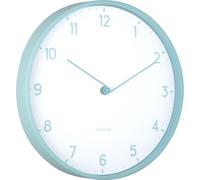 Karlsson - Horloge murale Sencillez - Bleu brumeux - Ø30cm