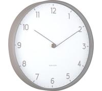 Karlsson - Horloge murale Sencillez - Gris foncé - Ø30cm