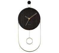 Karlsson - Horloge murale Swing Pendulum - Noir