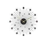 Karlsson Sunburst Crystal Horloge Murale KA4859BK - Unisex - 50 cm - Quartz