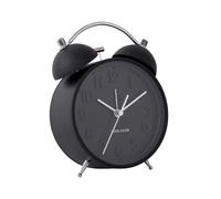 Karlsson Iconic Alarm Clock Réveils KA5784BK - Unisex - 10 cm - Quartz