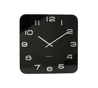 Karlsson - Horloge murale Vintage carrée - Noir