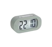 Karlsson Réveil numérique Gummy KA5753GR – LCD rétro-éclairé, ABS caoutchouté – Vert H7×5×14 cm